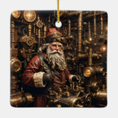 Steampunk Santa Ornament (Achterkant)