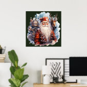 Steampunk Santa Poster (Thuiskantoor)