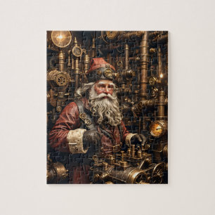 Steampunk Santa Puzzel Legpuzzel