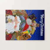 Steampunk Santa Puzzel Legpuzzel (Horizontaal)