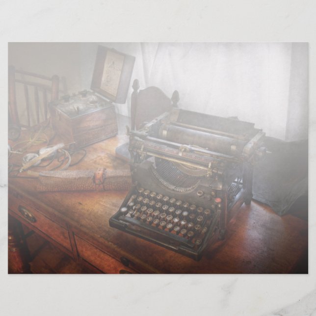 Steampunk - schrijfmachine - de geheime boodschapp (Voorkant)