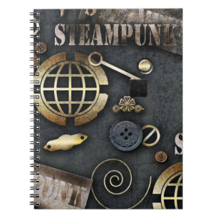 Steampunk, scrapbooking notitieboek