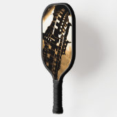 Steampunk Sculpture Pickleball Paddle (Links)