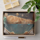 Steampunk Seymour, Cat Deals Poker Tissuepapier (Geschenk)