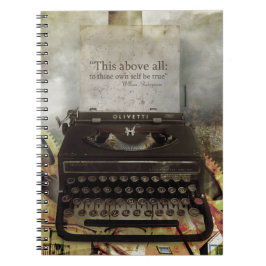 Steampunk Shakespeare Quote Hardcover Notebook Notitieboek