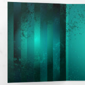 Steampunk-sieraden Horloge op een groene achtergro Drieluik Programma (Binnenzijde eerst)