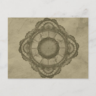 Steampunk-sierkunst Briefkaart