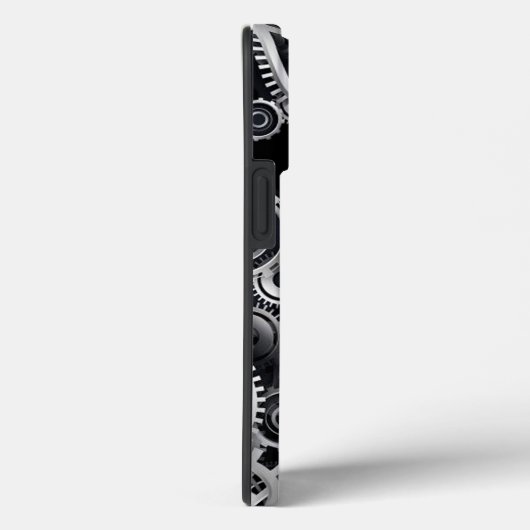 Steampunk Silver Gears Case-Mate iPhone Case (Achterkant / Rechts)