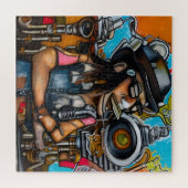 Steampunk Singer in Dreamweaver Legpuzzel (Horizontaal)