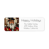 Steampunk Sinterklaas Retouradres Etiket (Voorkant)