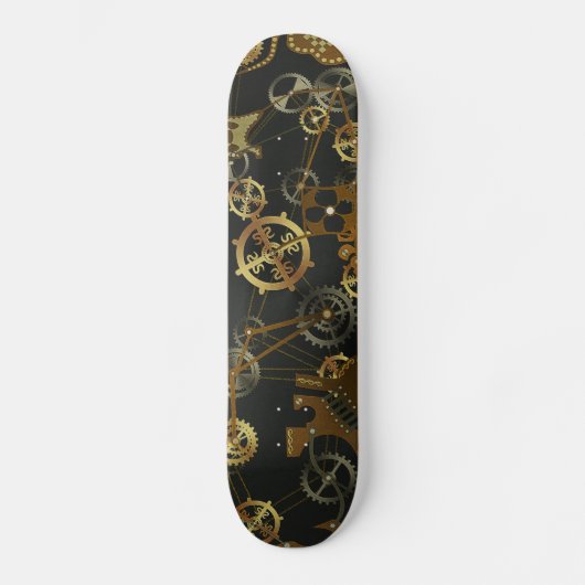Steampunk skateboard (Voorkant)