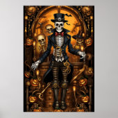 Steampunk Skelet 2 Poster (Voorkant)