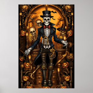 Steampunk Skelet 2 Poster
