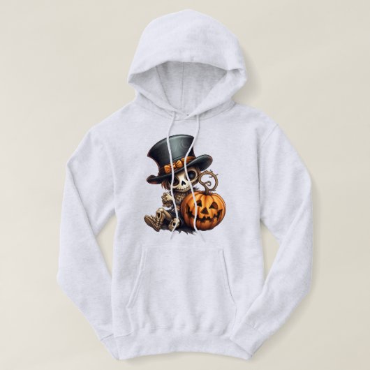 Steampunk Skeleton Hoodie (Design voorkant)