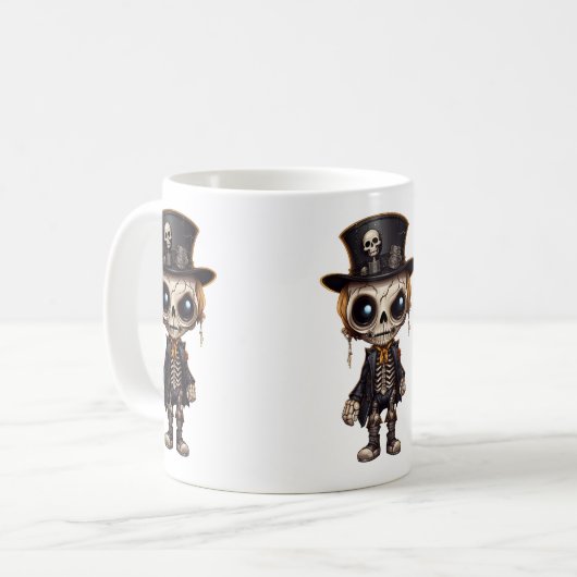 Steampunk Skeleton Mug (Devant gauche)