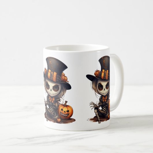 Steampunk Skeleton Mug (Devant droit)