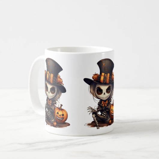 Steampunk Skeleton Mug (Devant gauche)