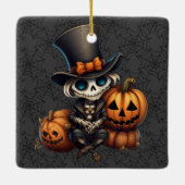 Steampunk Skeleton Ornament (Achterkant)