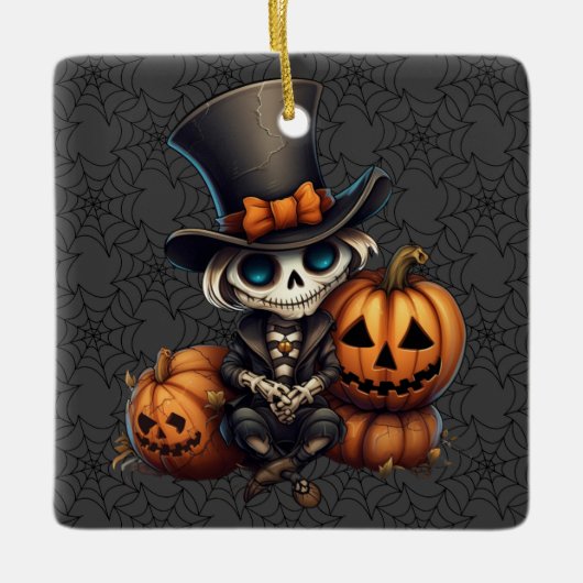 Steampunk Skeleton Ornament (Voorkant)