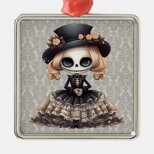 Steampunk Skeleton Ornament (Voorkant)