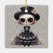 Steampunk Skeleton Ornament (Achterkant)