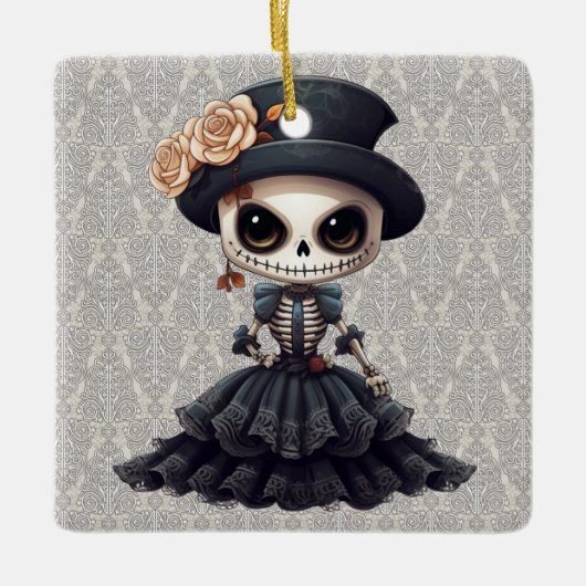 Steampunk Skeleton Ornament (Voorkant)