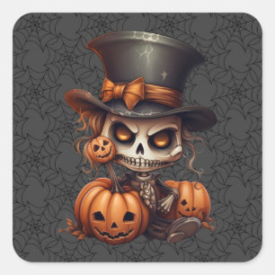 Steampunk Skeleton Stickers