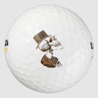 Steampunk Skull Golfballen