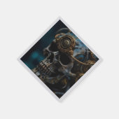 Steampunk Skull Servet (Hoek)