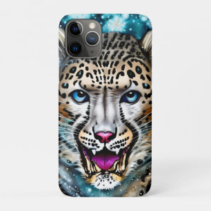 Steampunk Snow Leopard iPhone 11 Pro Hoesje