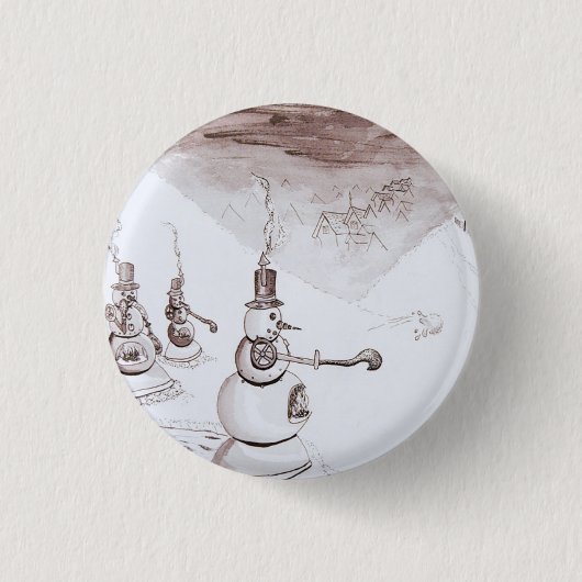 Steampunk Snowbots 1.5 in Button (Voorkant)