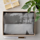 Steampunk Soul Collector Pirate Decoupage | Donker Tissuepapier (Geschenk)