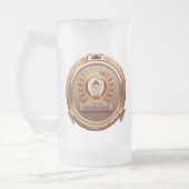 Steampunk Space Chimp Porthole Mok (Links)