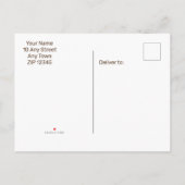  Steampunk sparen de Klok van de Telling van de Da Aankondigingskaart (Achterkant)