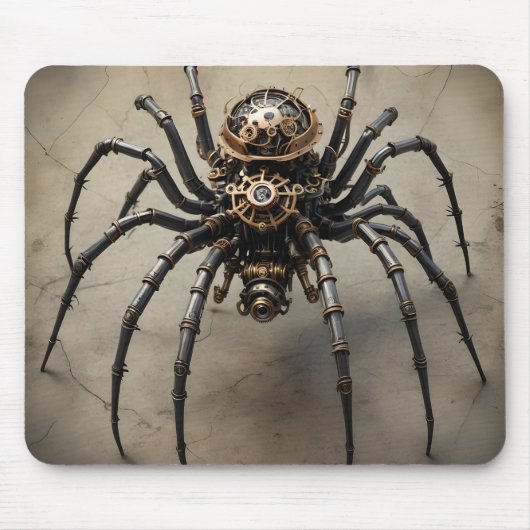 Steampunk Spider Muismat (Voorkant)