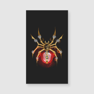 Steampunk spin op zwart