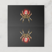 Steampunk spin op zwart (Buitenkant ongevouwen)