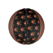 Steampunk spin op zwart basketbal (Verticaal)