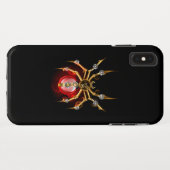 Steampunk spin op zwart Case-Mate iPhone case (Achterkant (horizontaal))