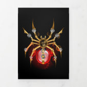 Steampunk spin op zwart drieluik programma (Cover)