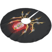 Steampunk spin op zwart kerstboom rok (Gekanteld)