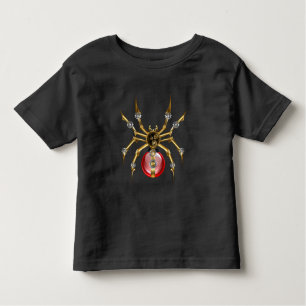 Steampunk spin op zwart kinder shirts