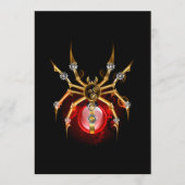 Steampunk spin op zwart menu (Voorkant)