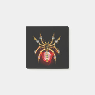 Steampunk spin op zwart post-it® notes