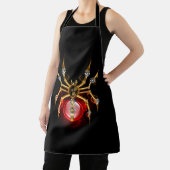 Steampunk spin op zwart schort (Insitu)