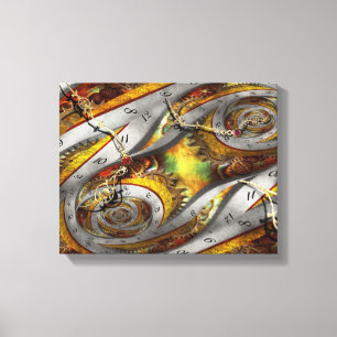 Steampunk - Spiral - Ruimtetijdcontinuum Canvas Afdruk
