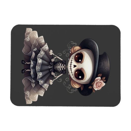 Steampunk Squelette Magnet (Horizontal)