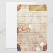 Steampunk Stationery - Creative Name Bord Briefpapier (Voorkant / Achterkant)