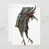 Steampunk Stork Briefkaart (Voorkant / Achterkant)