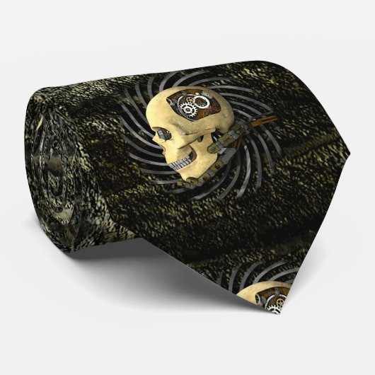 Steampunk Stropdas (Opgerold)